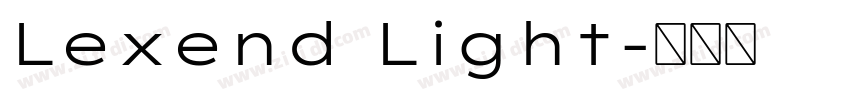 Lexend Light字体转换